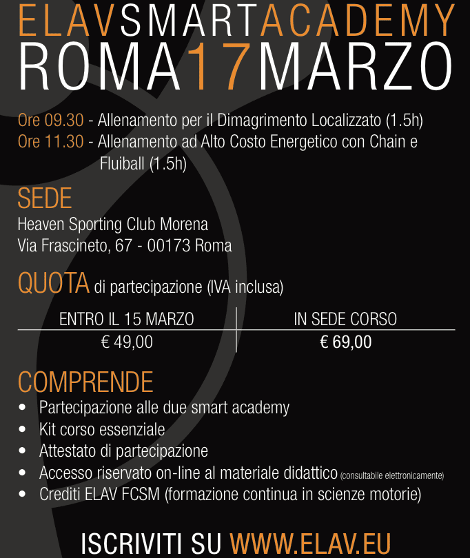Programma Smart Academy Elav 2018